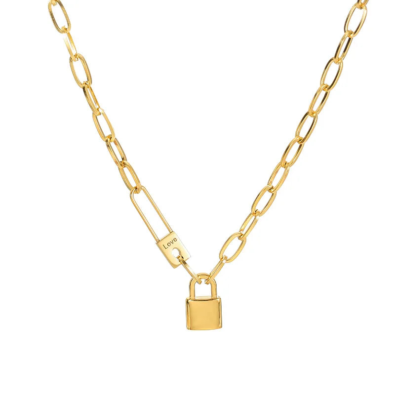 LOCK NECKLACE WATERPROOF