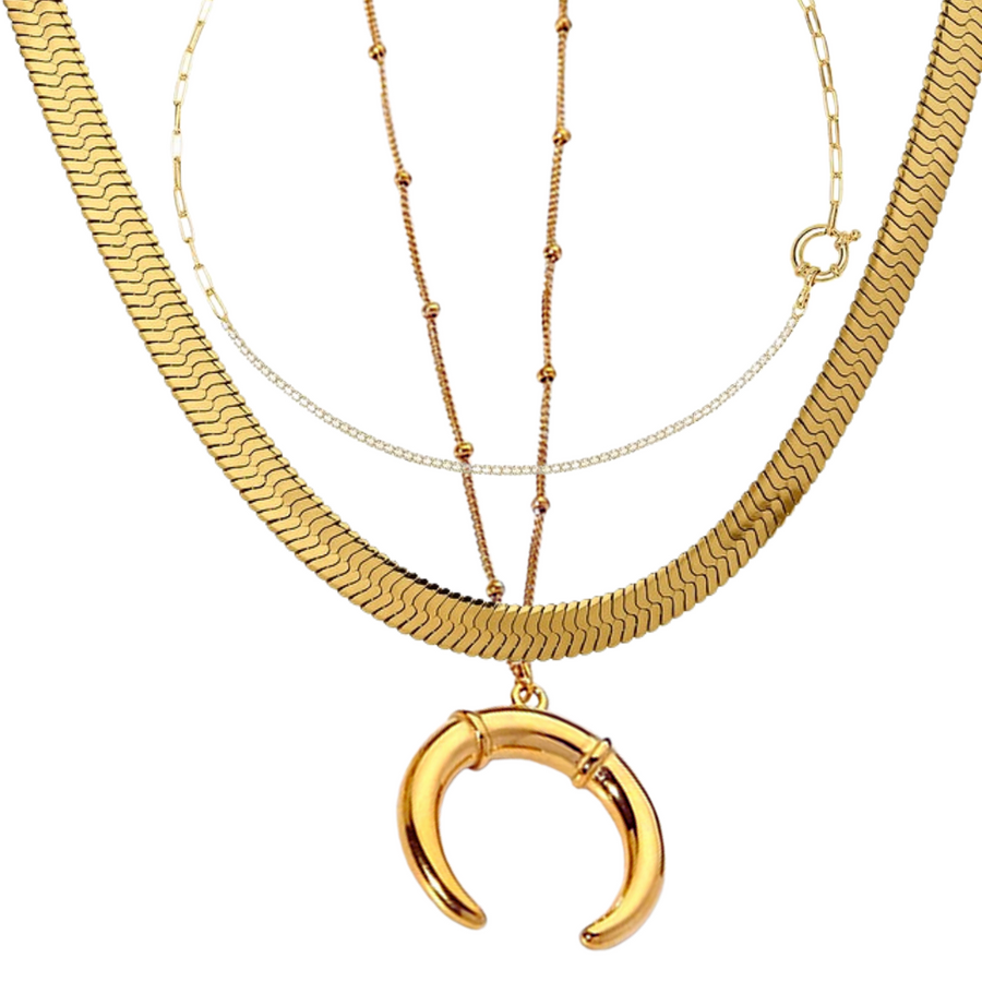 SNAKE & MOON LAYERED SETS