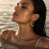 AURORA EARRINGS 18K GOLD WATERPROOF