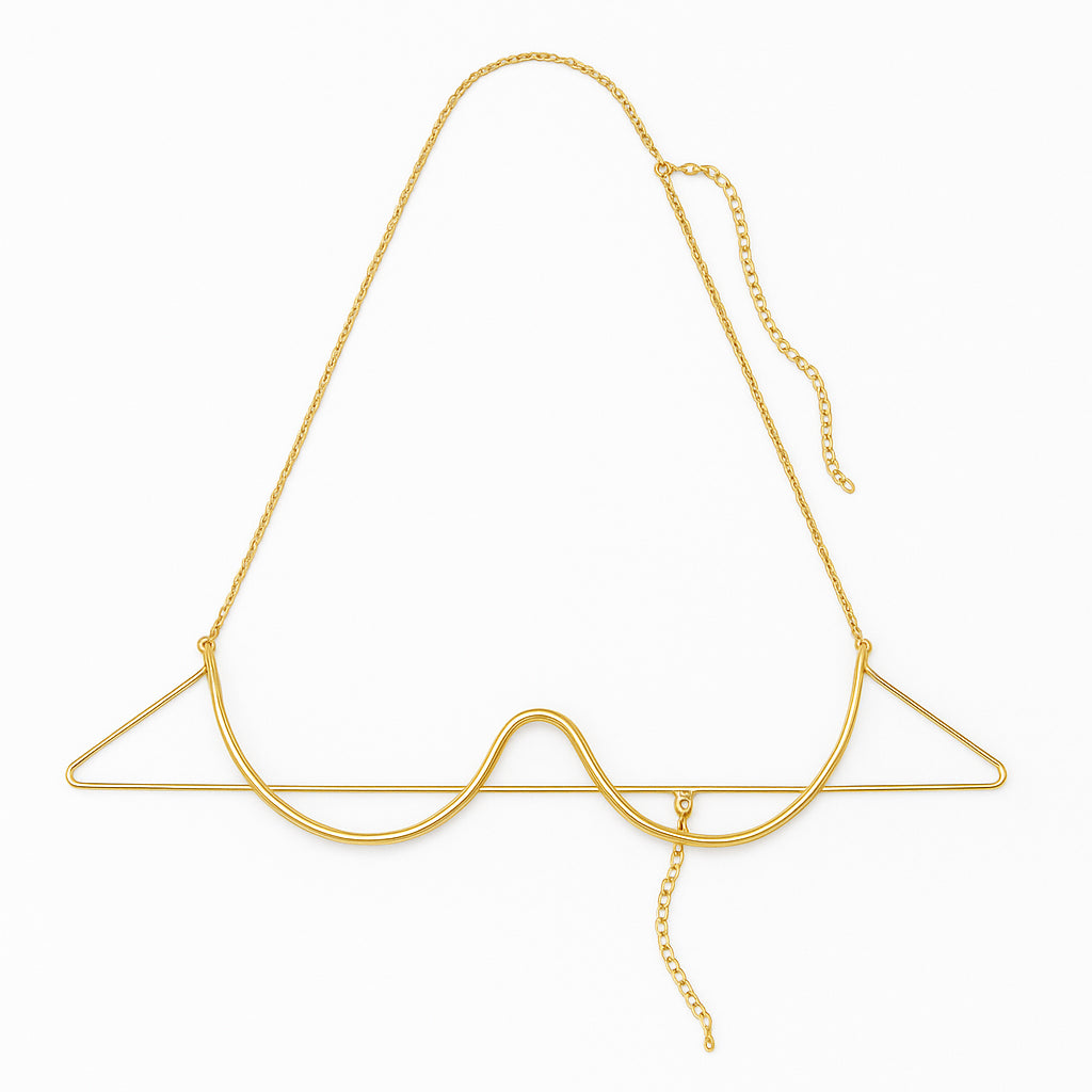 BRASIER BRA CHAIN BODY SILVER - VELOWE