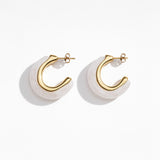 MONA HOOPS EARRINGS - VELOWE