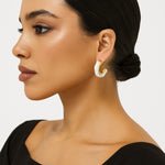 MONA HOOPS EARRINGS - VELOWE
