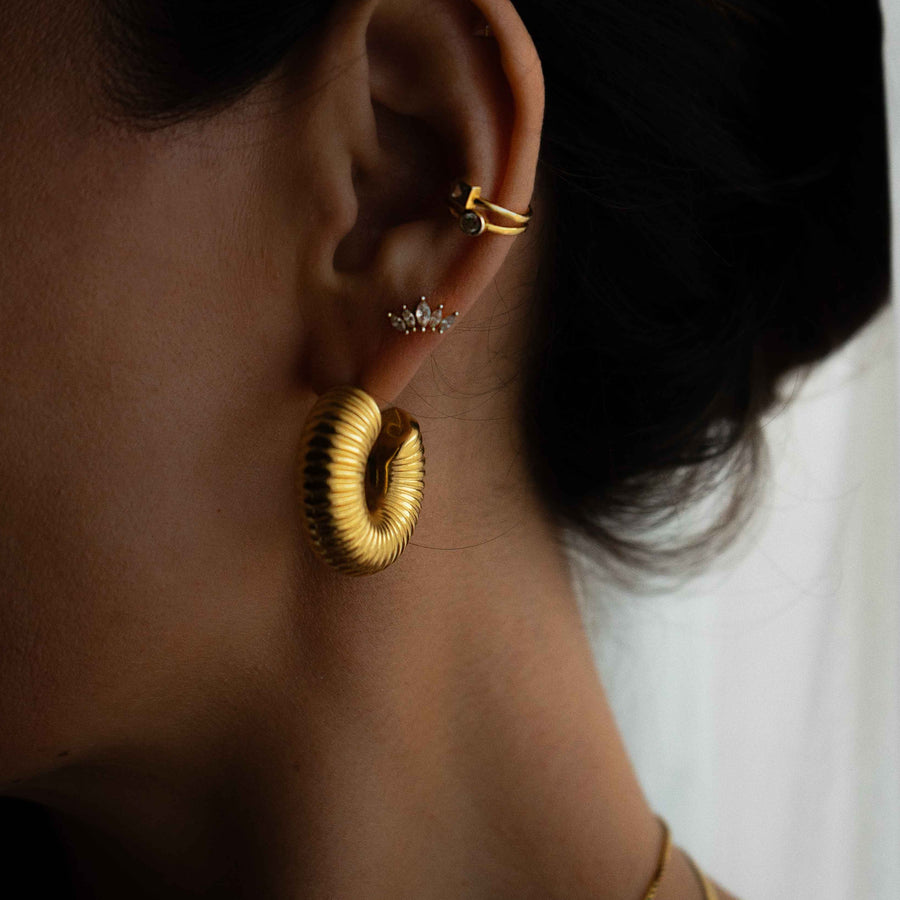 CONCHITA MINI HOOPS WATER