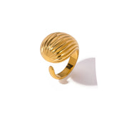 SEASHELLS RING SILVER WATER - VELOWE