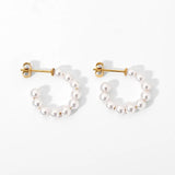 SEAGAL PEARLS SMALL EARRINGS - VELOWE