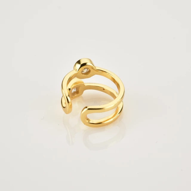 RAY EAR CUFF GOLD