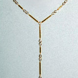 LENA 18K GOLD Y NECKLACE | WATERPROOF