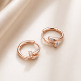 NAIL MINI HOOPS | 18K GOLD WATERPROOF EARRINGS