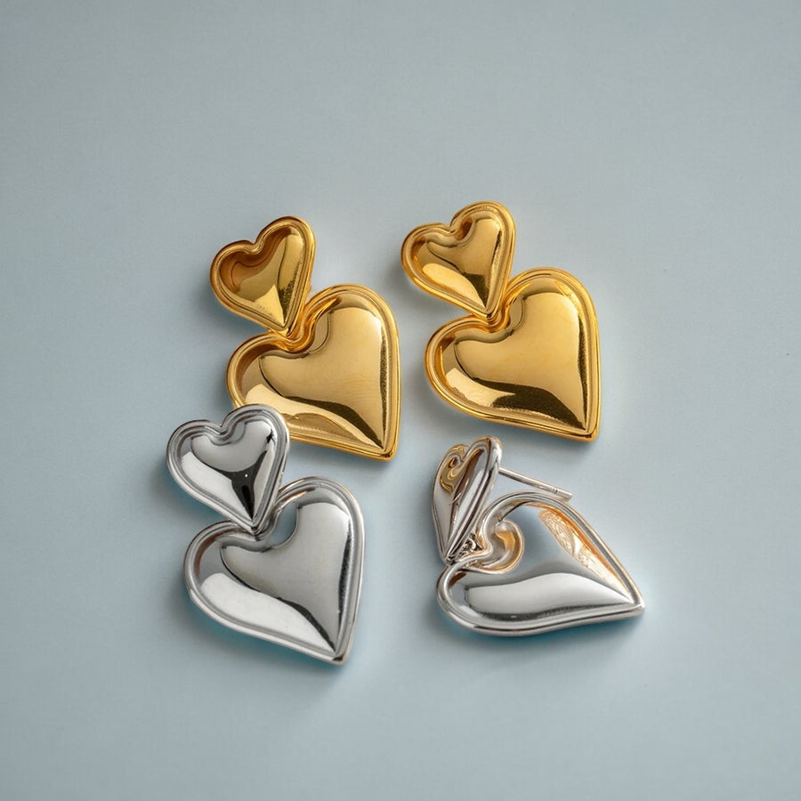 CORAZONES WATER DROP EARRINGS (Copy)