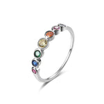VELO RAINBOW SILVER RING - VELOWE