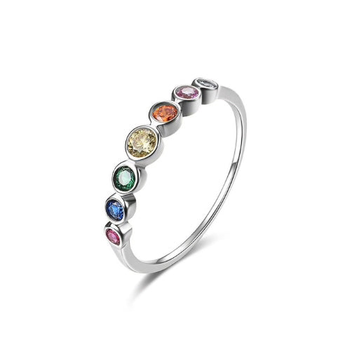 VELO RAINBOW SILVER RING - VELOWE