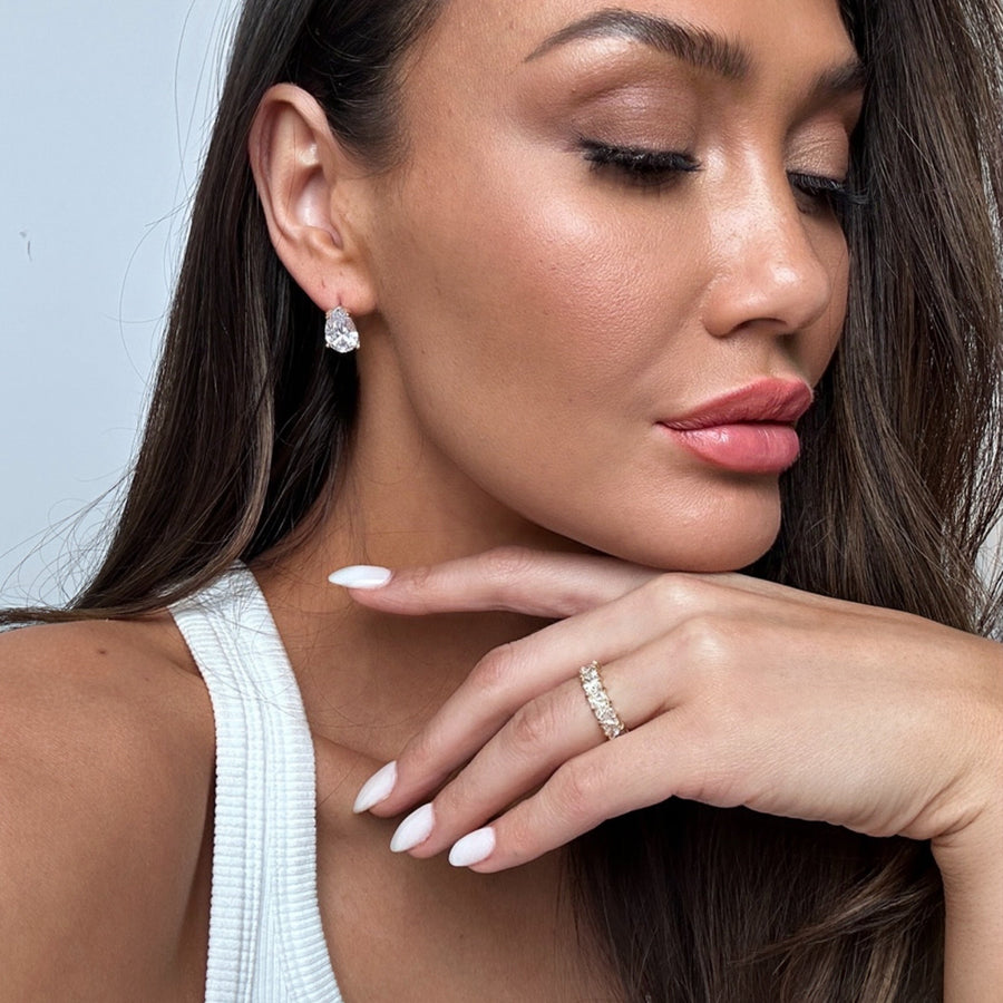 TEAR EARRINGS WATERPROOF