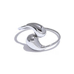 NADYA CUFF SILVER BRACELET - VELOWE