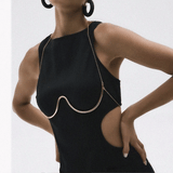 BRASIER BRA CHAIN BODY SILVER