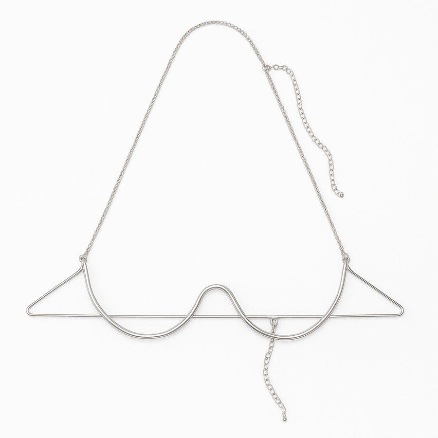 BRASIER BRA CHAIN BODY SILVER