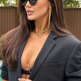 REGGIE GOLD DOUBLE NECKLACE - VELOWE