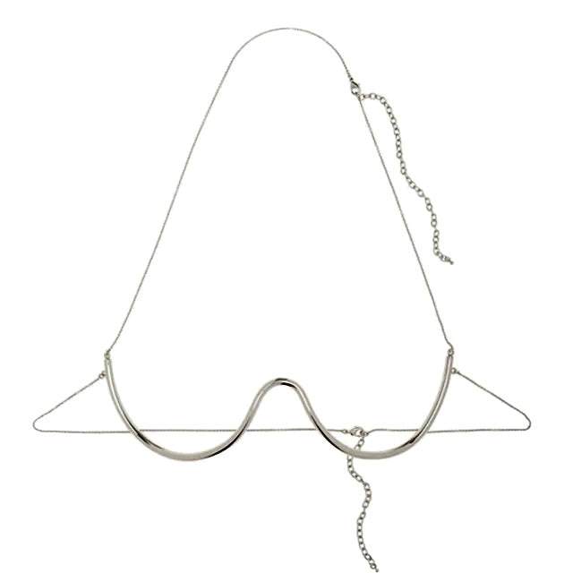 Metal underwire chain best sale bra