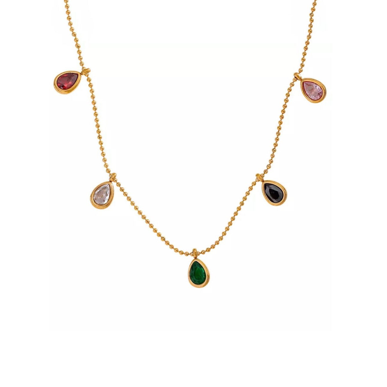 TEARDROP VERGLAS NECKLACE - VELOWE