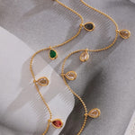 TEARDROP VERGLAS NECKLACE - VELOWE