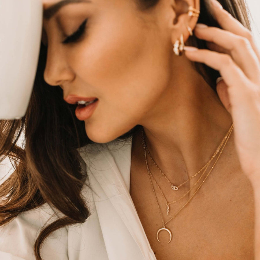 MOON NECKLACE WATERPROOF