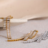 rainy earring velowe gold silver